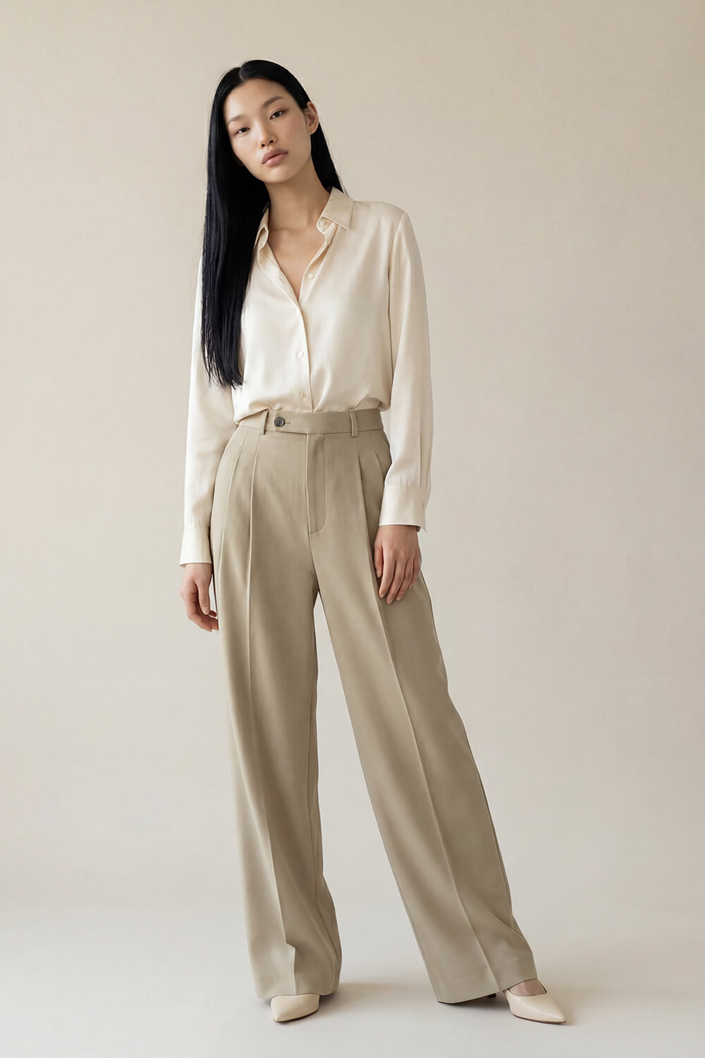 Twill trousers
