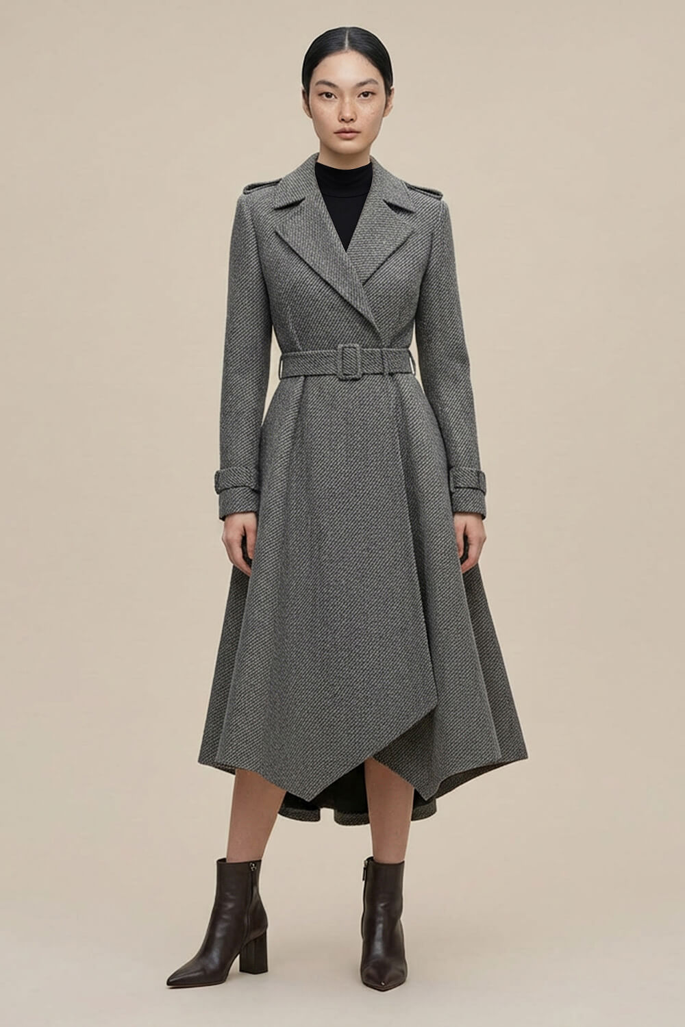 Trench coat dress