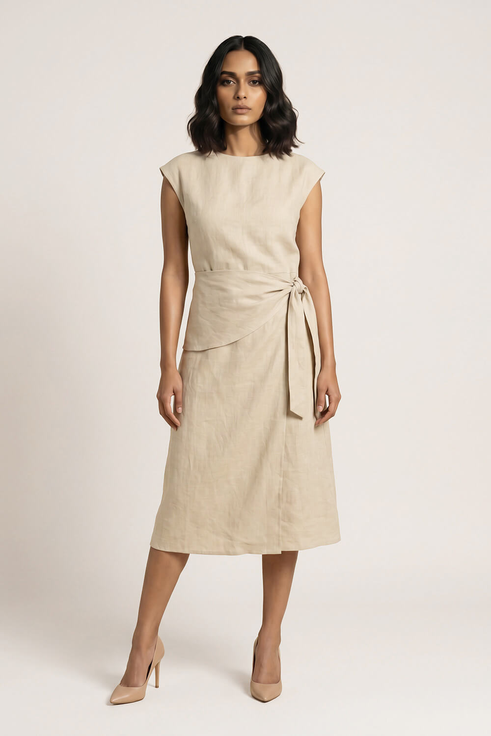 Wrap sash dress
