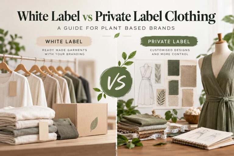 White Label vs Private Label Clothing: A Guide for Plant Based Brands